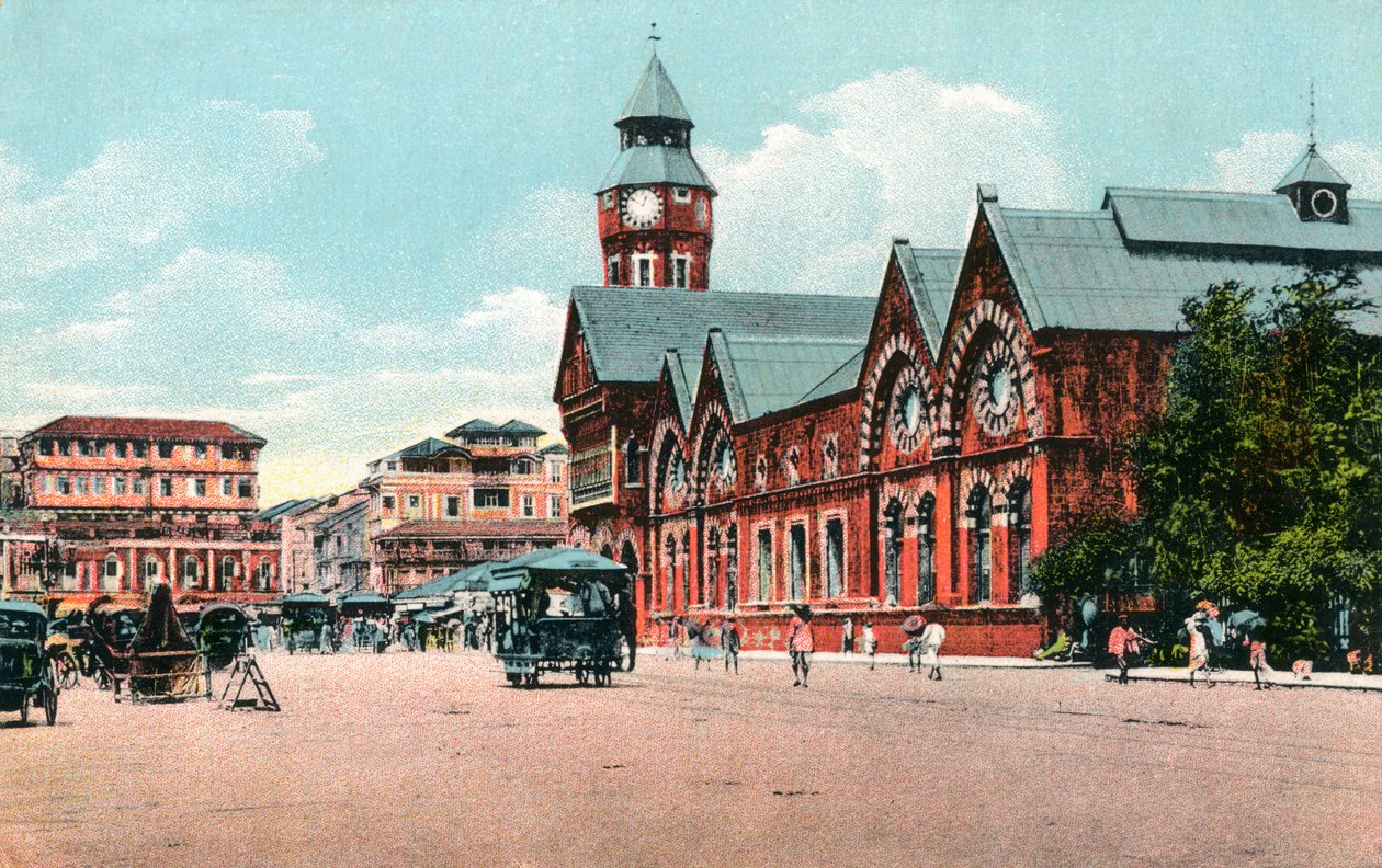 Crawford Market, Bombay, Intia, 1900-luvun alku tekijältä Unbekannt