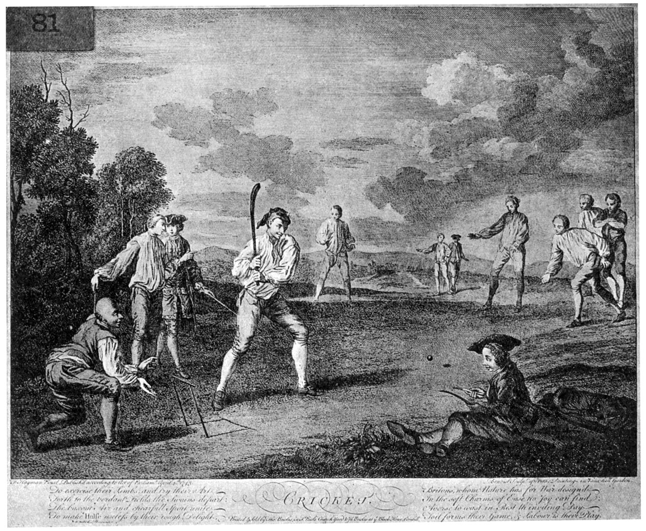 Kriketti vuonna 1743 1912 tekijältä Unbekannt