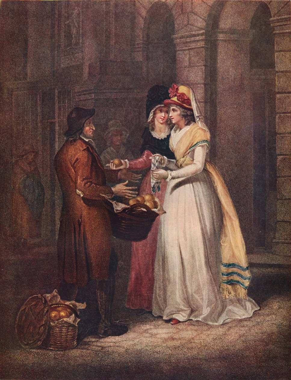 Cries of London, 3. levy, Sweet China Oranges, 1794, 1911 tekijältä Unbekannt