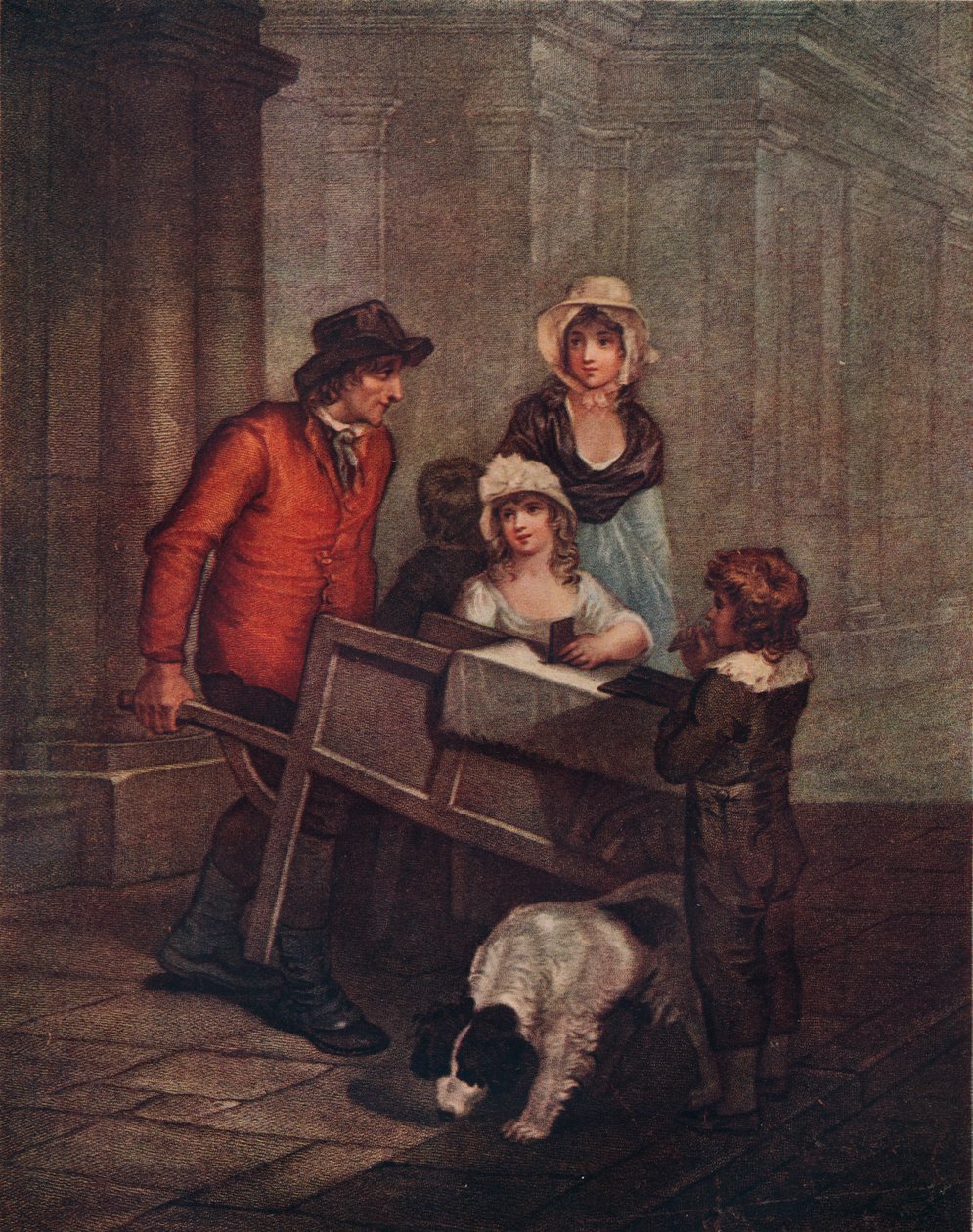 Cries of London Plate 12: Hot Spice Gingerbread, tupakoiva kuuma!, 1796, 1911 tekijältä Unbekannt