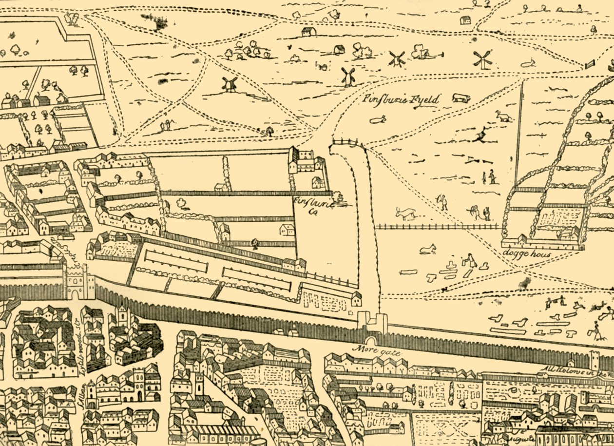 Cripplegate ja Neighbourhood, 1872. tekijältä Unbekannt