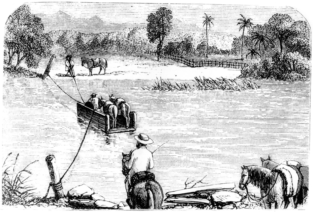 Isabellan ylitys, Santo Domingo, 1873 tekijältä Unbekannt