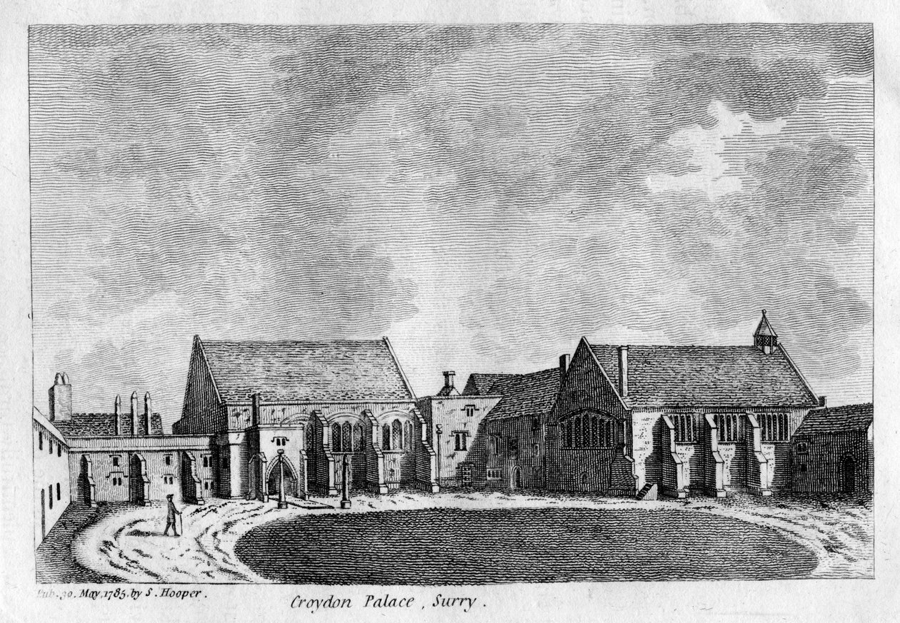 Croydon Palace, Surrey, 1785 tekijältä Unbekannt