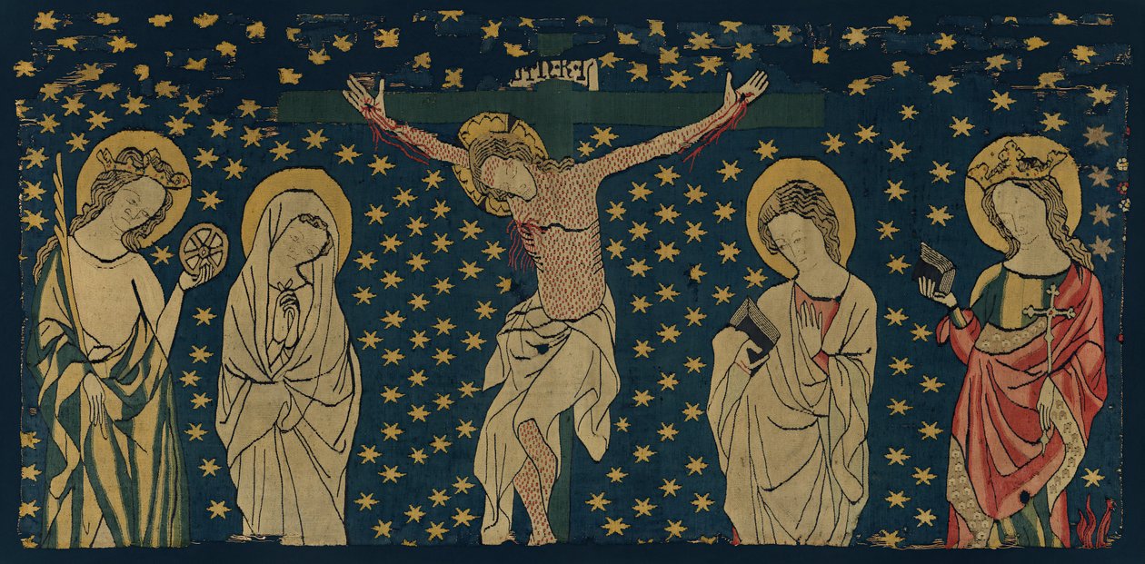 Ristiinnaulitseminen, saksa, n. 1325-50. tekijältä Unbekannt