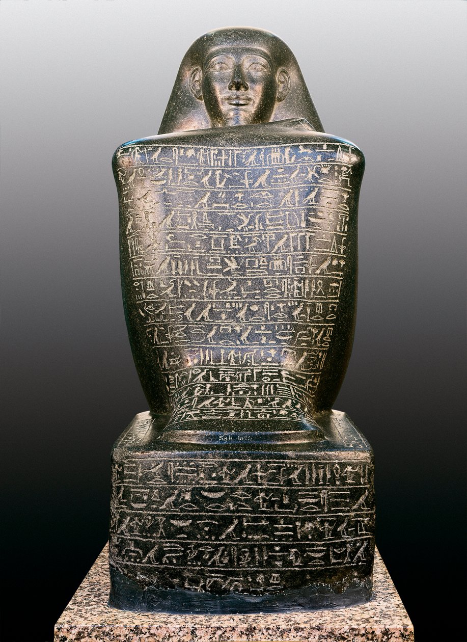 Senneferin kuutiopatsas Egyptissä tekijältä Unbekannt