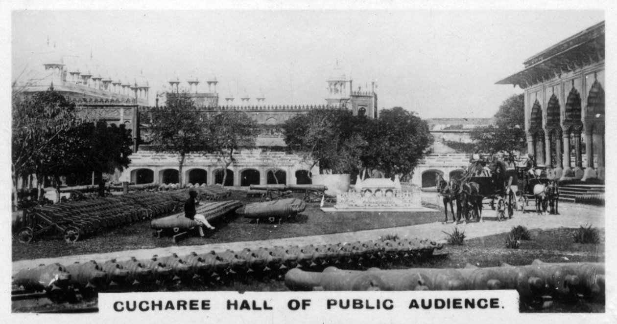 Cucharee Hall of Public Audience, Agra, Intia, 1925 tekijältä Unbekannt