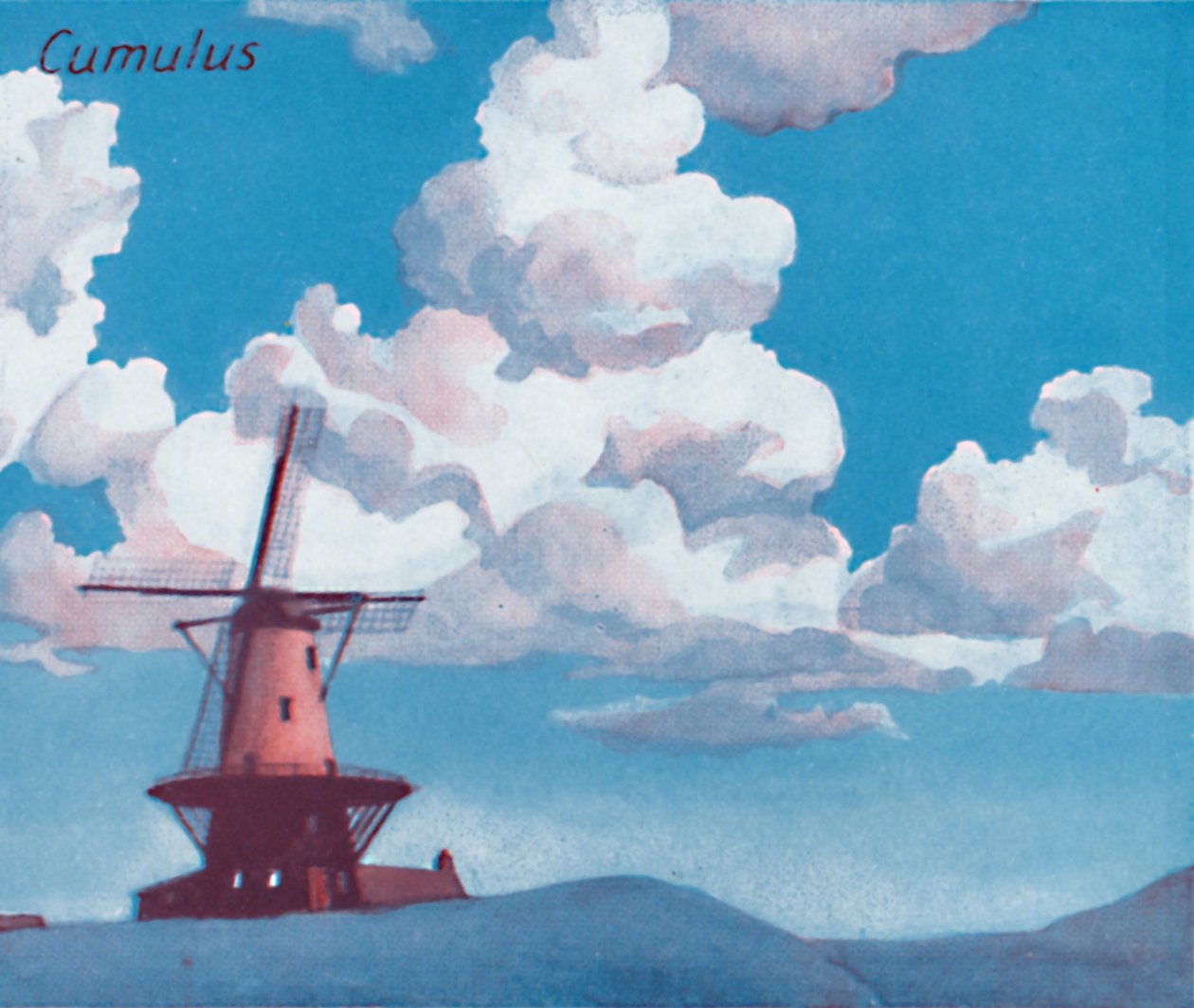 Cumulus - Kymmeniä tärkeimmistä pilvimuodoista taivaalla, 1935 tekijältä Unbekannt