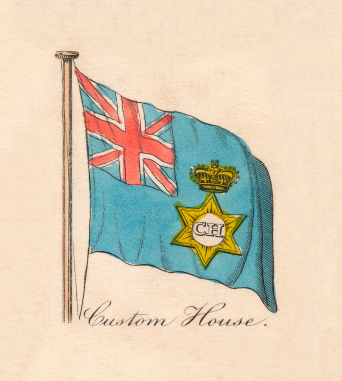 Custom House 1838 tekijältä Unbekannt