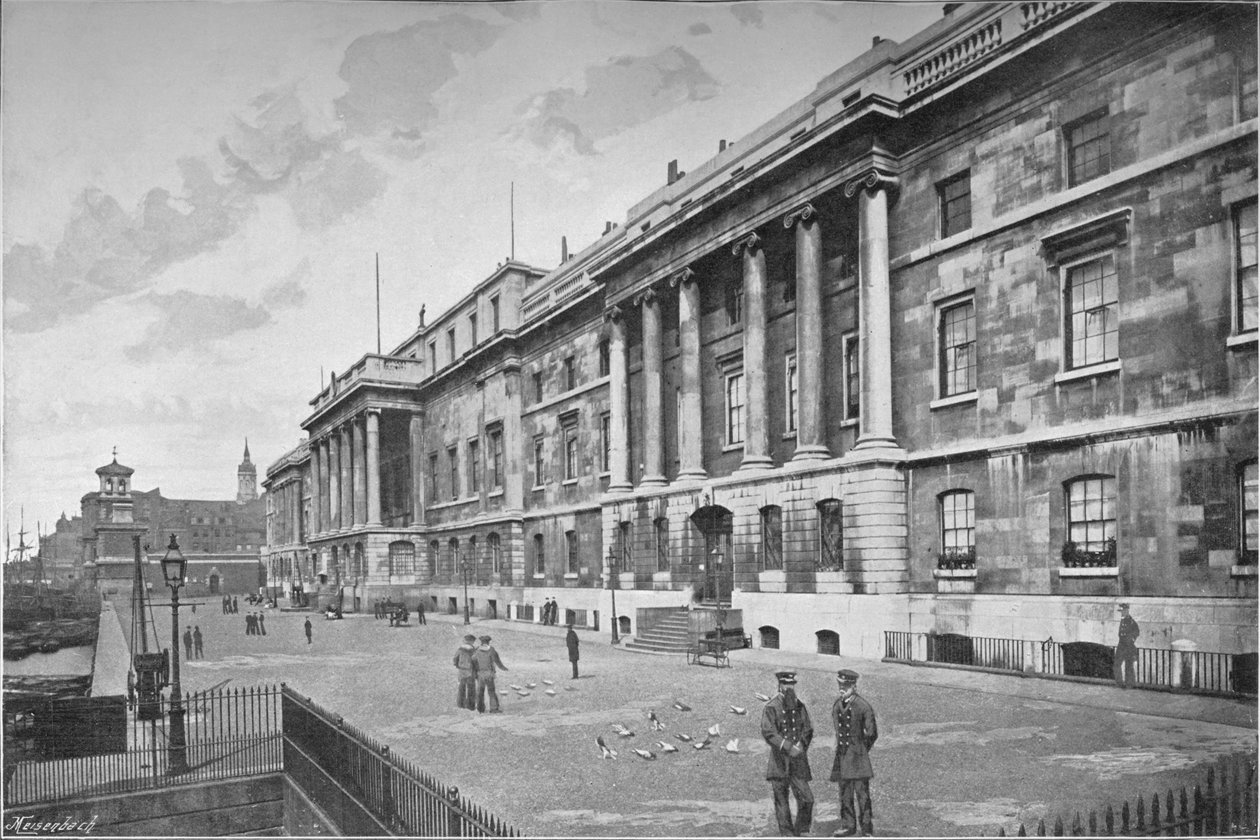 Custom House, Lontoon kaupunki, 1911 tekijältä Unbekannt