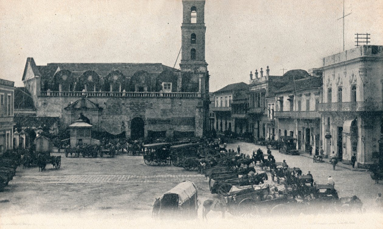 Custom House and Square, Havanna, Kuuba, c1900 tekijältä Unbekannt