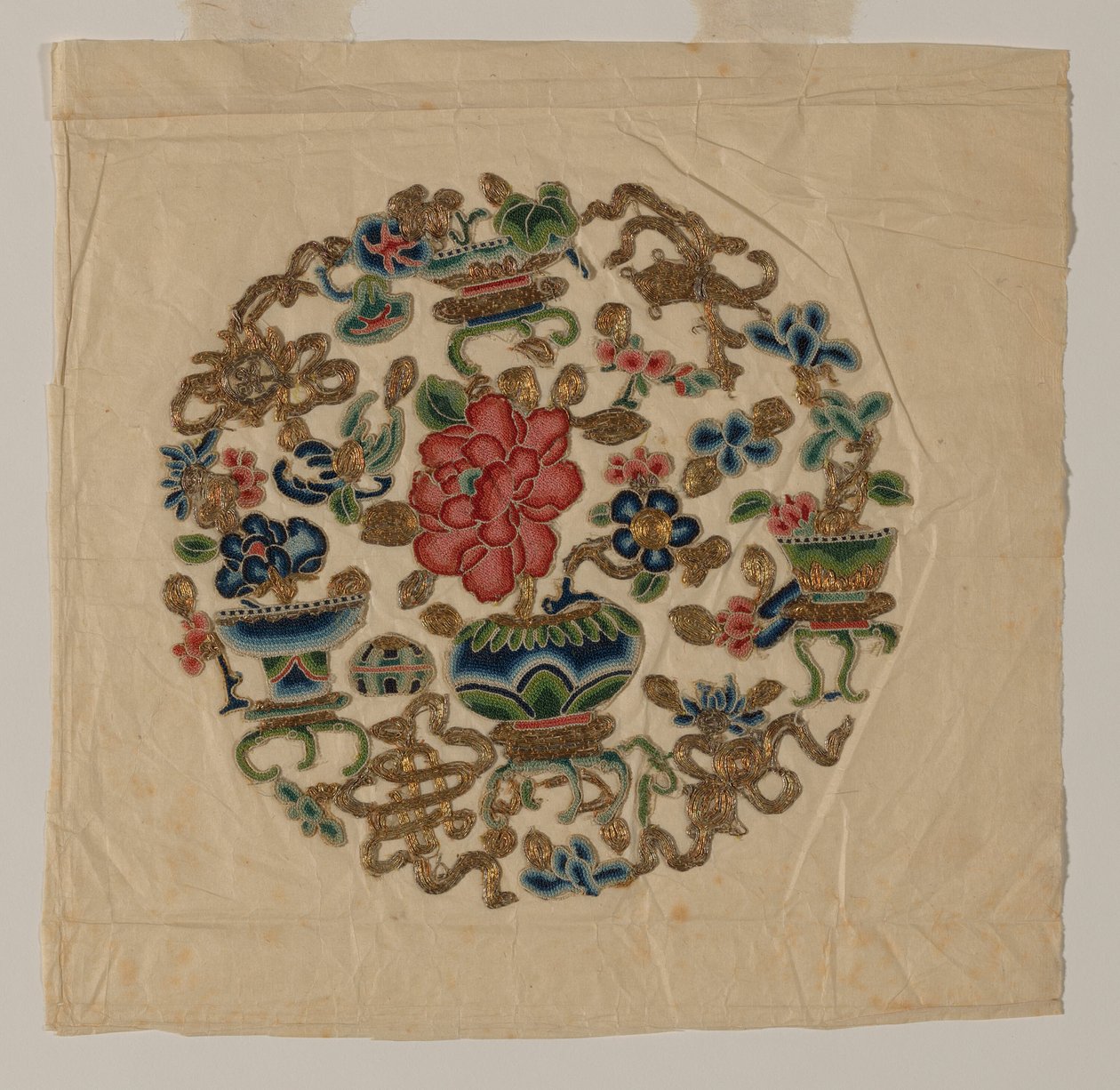 Cut Out Motif Käsityö, Kiina, Qing-dynastia 1644-1911, 1800-luku. tekijältä Unbekannt