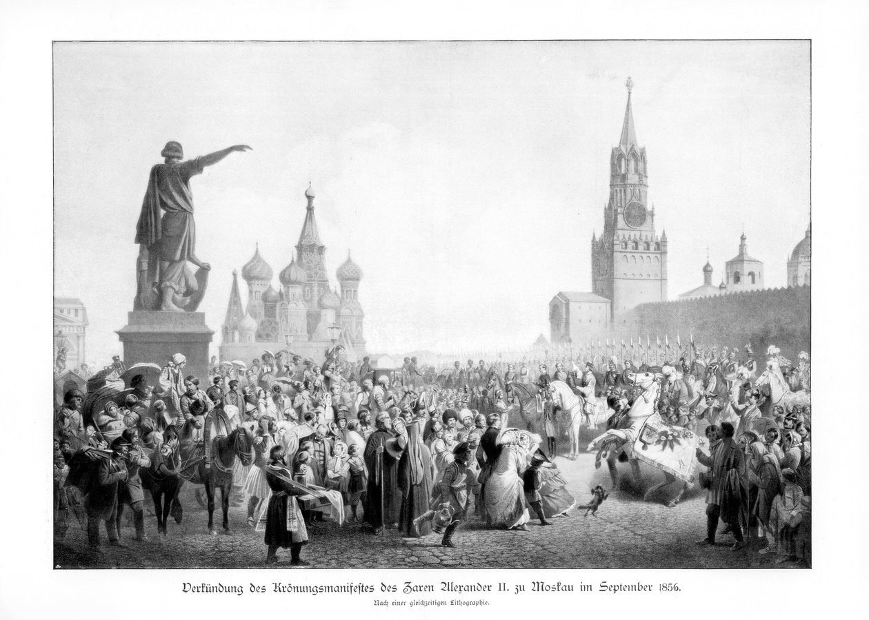 Keisari Aleksanteri II, Moskova, syyskuu 1856, 1900 tekijältä Unbekannt