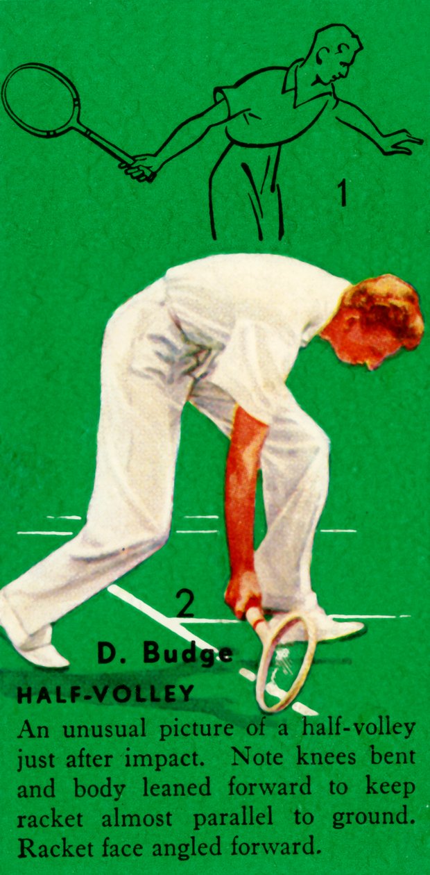 D. Budge - Half-Volley, 1935. tekijältä Unbekannt