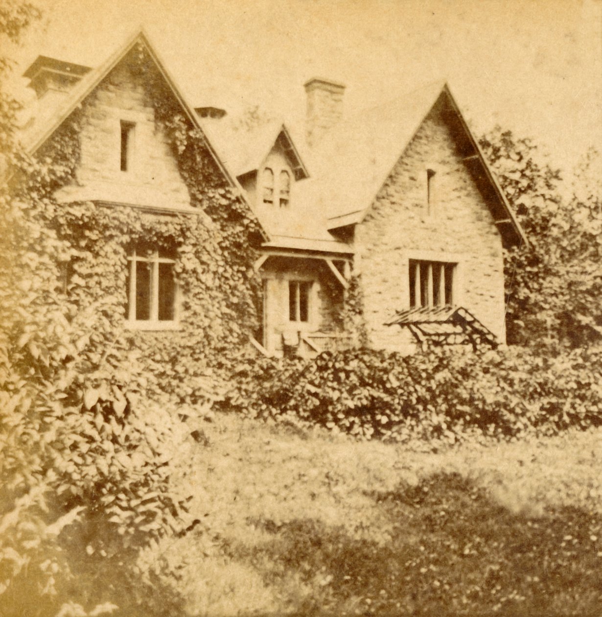 Dairy Cottage, Prospect Park, Brooklyn, N.Y., 1880-luku. tekijältä Unbekannt