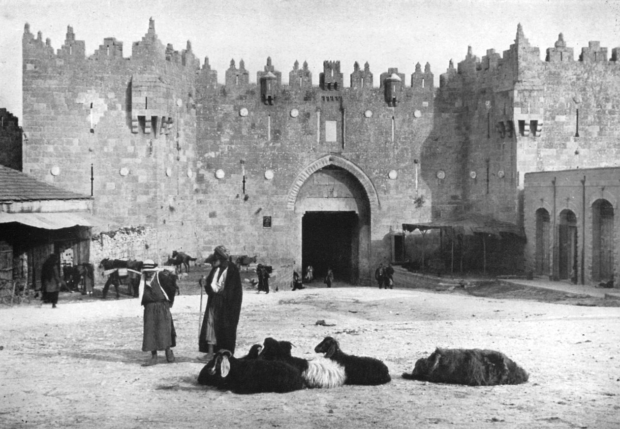 Damascus Gate, Jerusalem, Israel, 1926 tekijältä Unbekannt