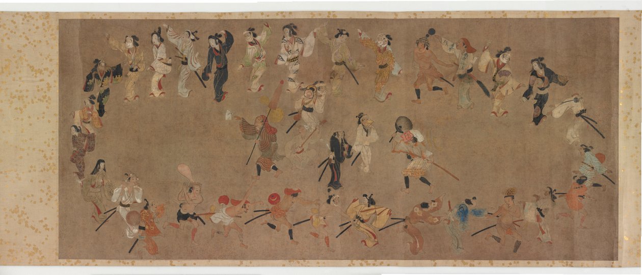 Tanssii Bon Odoria, Edo-kausi, toinen neljännes, 1600-luku. tekijältä Unbekannt