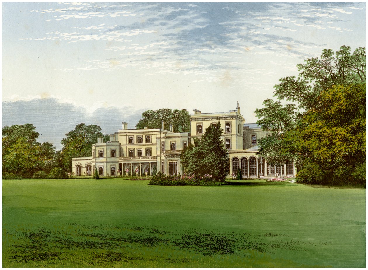 Danesfield House, Buckinghamshire, Scott-Murray-perheen koti, vuodelta 1880 tekijältä Unbekannt