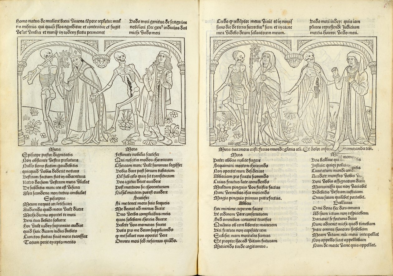 Kuoleman tanssi, 1490. tekijältä Unbekannt