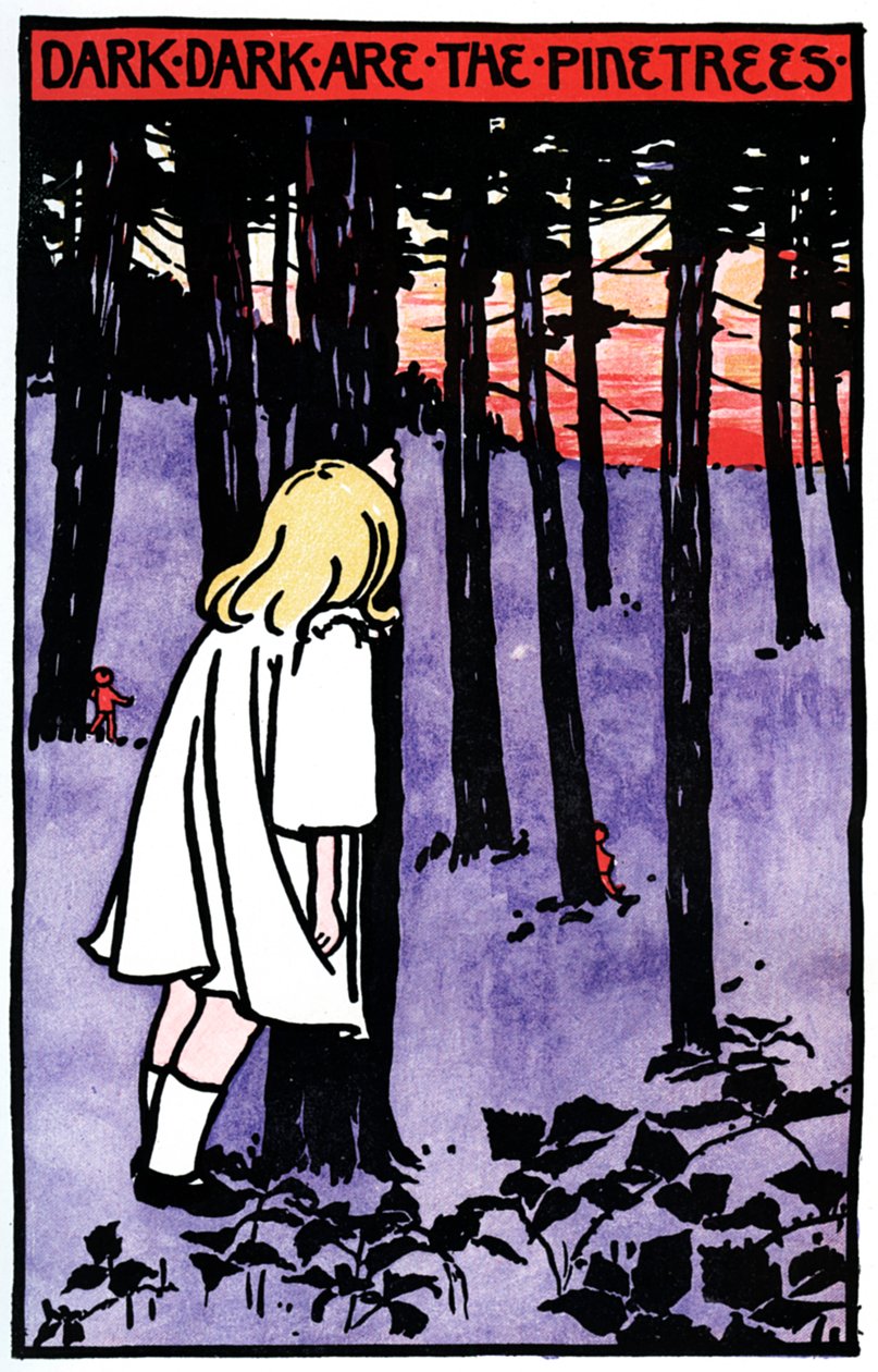 Dark, Dark are the Pinetrees, 1901 tekijältä Unbekannt