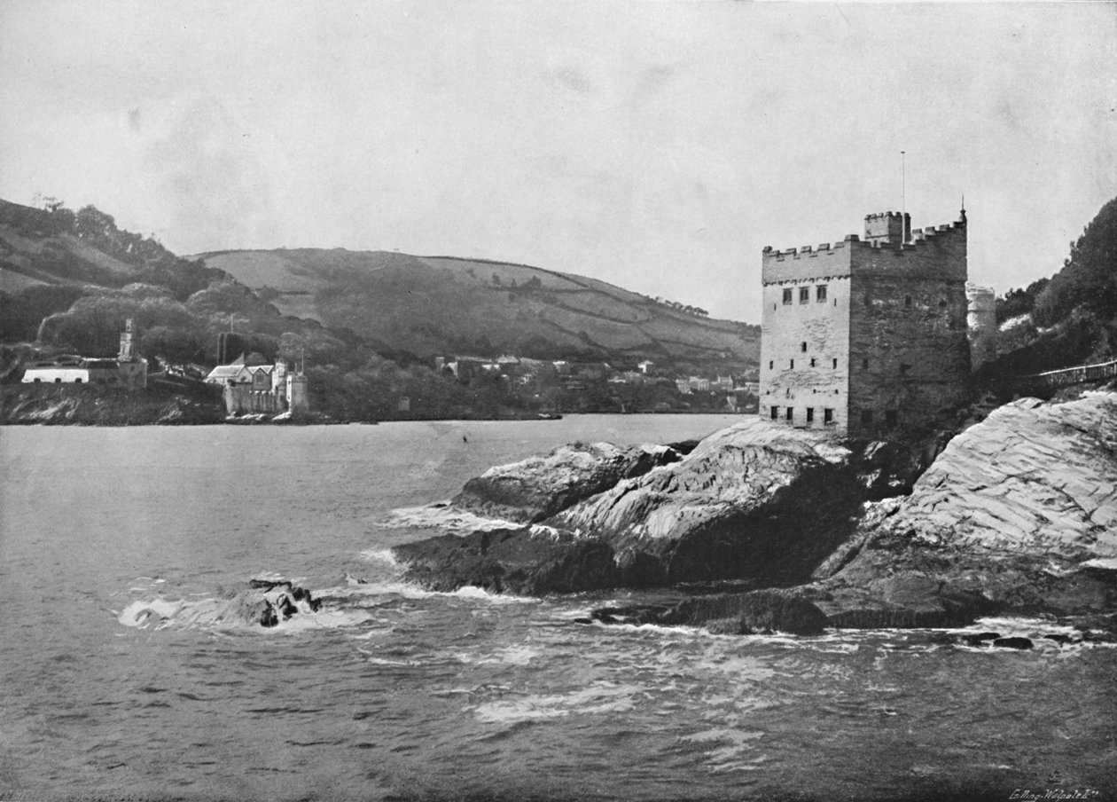 Dartmouth - Dartmouthin ja Kingswearin linnat, 1895 tekijältä Unbekannt
