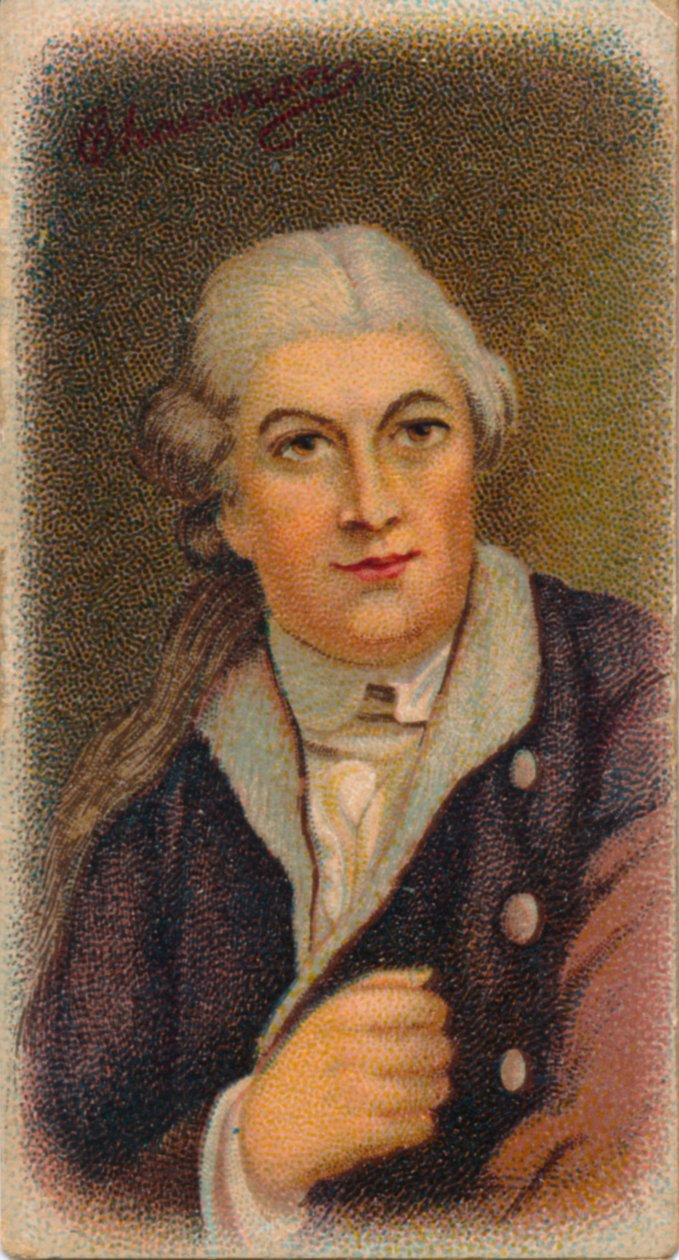 David Garrick 1717-1779, englantilainen näyttelijä, näytelmäkirjailija, teatterijohtaja ja tuottaja, 1912 tekijältä Unbekannt
