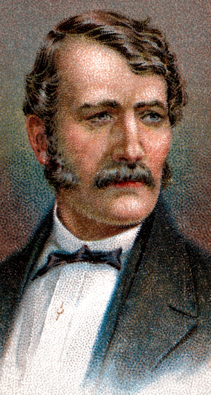 David Livingstone, 1800-luvun skotlantilainen lähetyssaarnaaja ja Afrikan tutkimusmatkailija, 1915 tekijältä Unbekannt