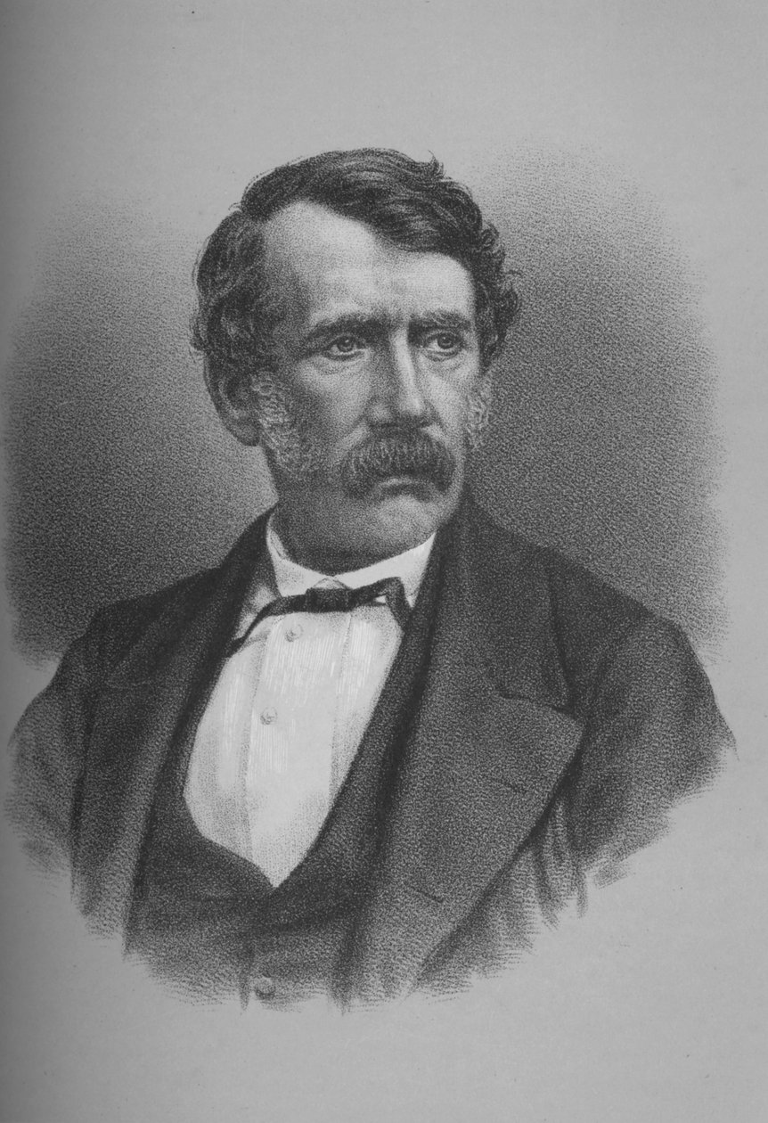 David Livingstone, skotlantilainen lähetyssaarnaaja ja Afrikan tutkimusmatkailija, 1860-luku 1883 tekijältä Unbekannt