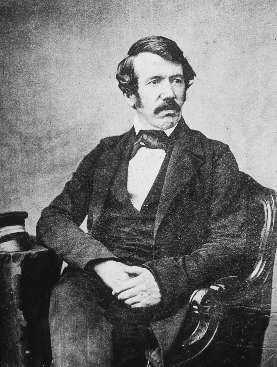 David Livingstone, skotlantilainen lähetyssaarnaaja ja tutkimusmatkailija, 1800-luku tekijältä Unbekannt