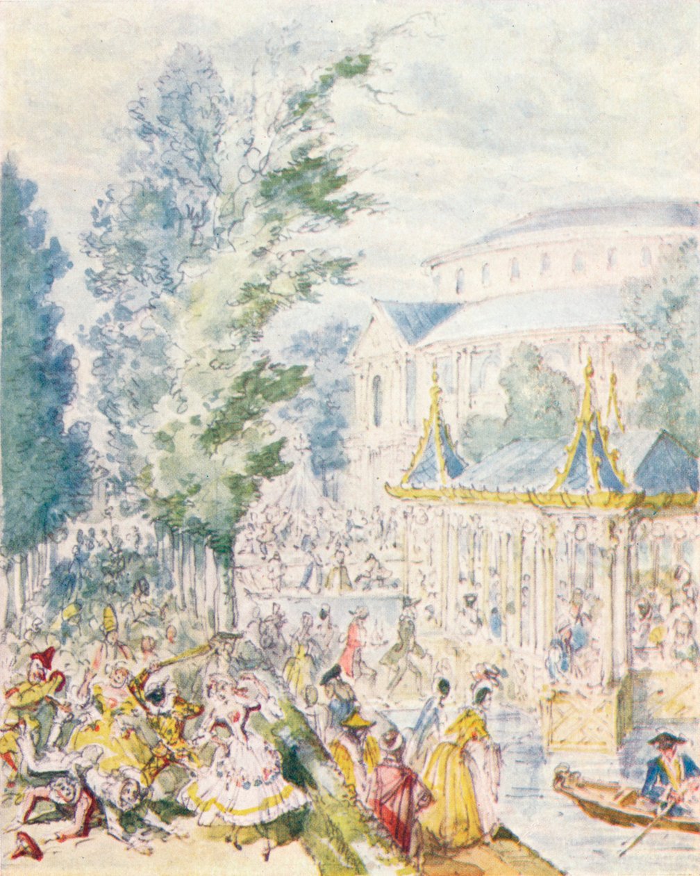 Päivän naamiaiset Ranelagh Gardensissa, 1842, 1903. tekijältä Unbekannt