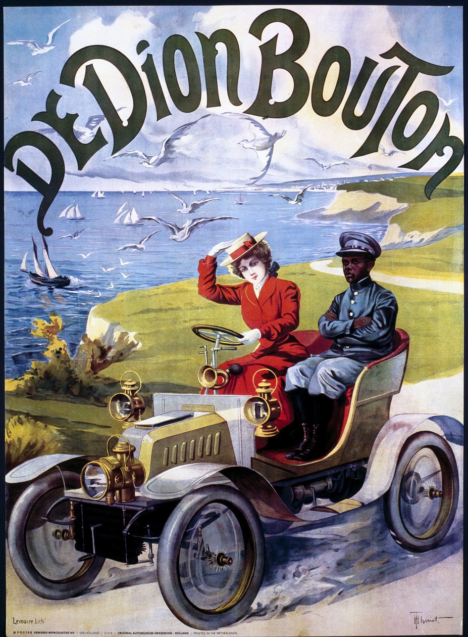 De Dion Bouton, juliste, vuodelta 1910 tekijältä Unbekannt