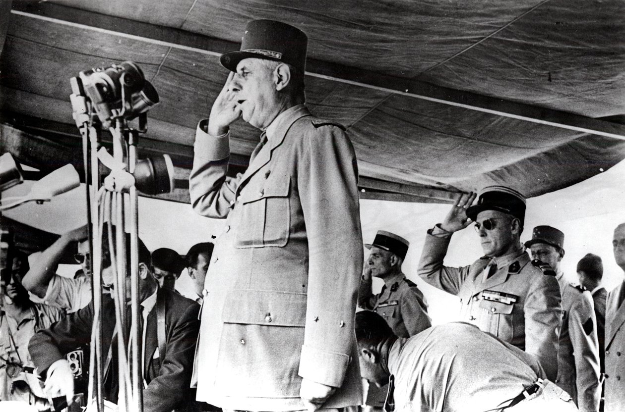 De Gaulle Algeriassa, toukokuussa 1958 tekijältä Unbekannt