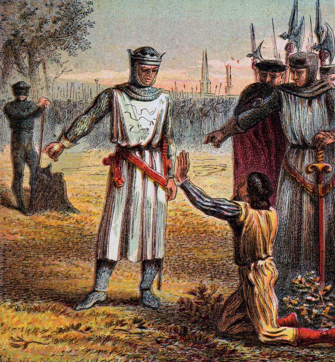 Piers Gavestonin kuolema, 1312, 1850 tekijältä Unbekannt