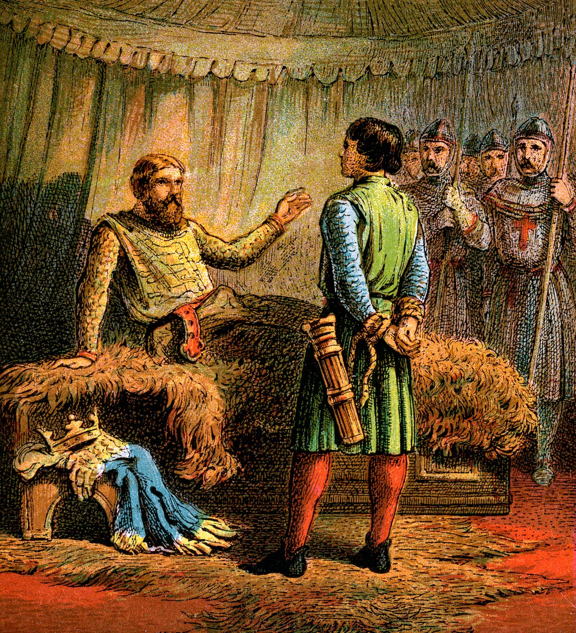 Death Of Richard The First, 1199, c1850 tekijältä Unbekannt