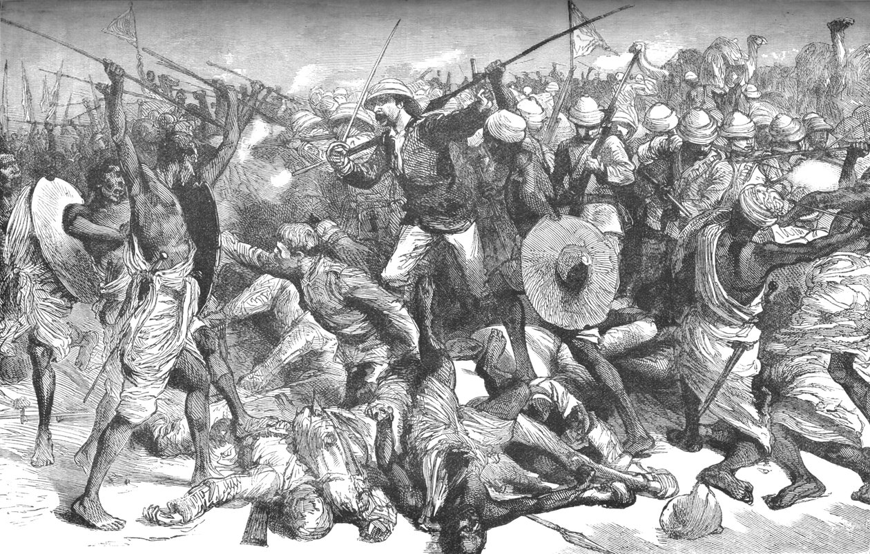 Eversti Burnaby kuoli vuonna 1885 tekijältä Unbekannt