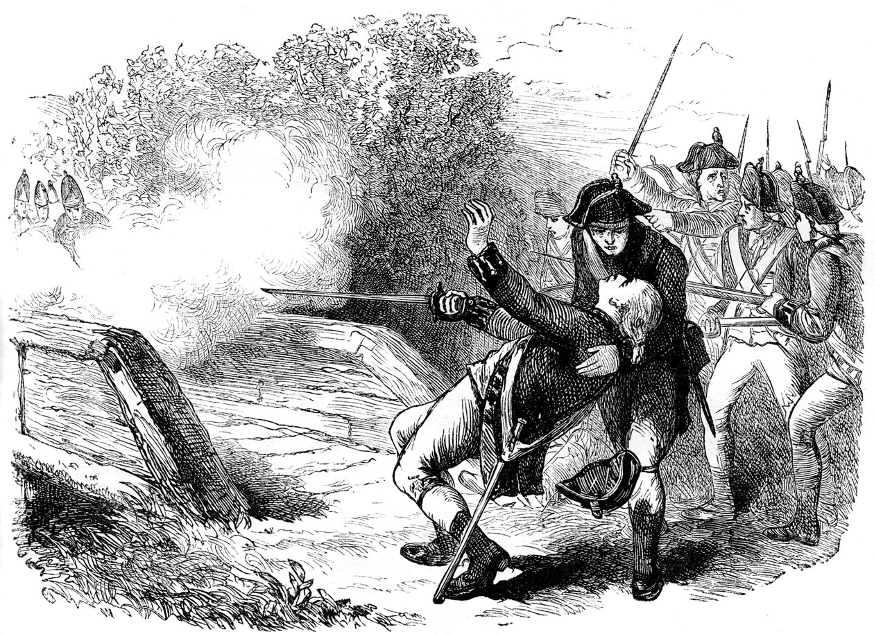 Isaac Davisin kuolema, 1775 c1880 tekijältä Unbekannt