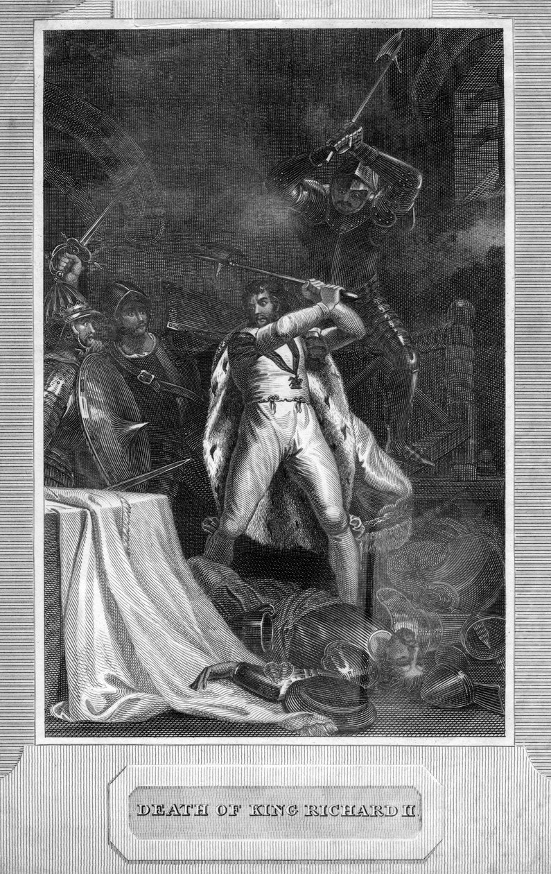 Kuningas Richard II:n kuolema 1400 tekijältä Unbekannt
