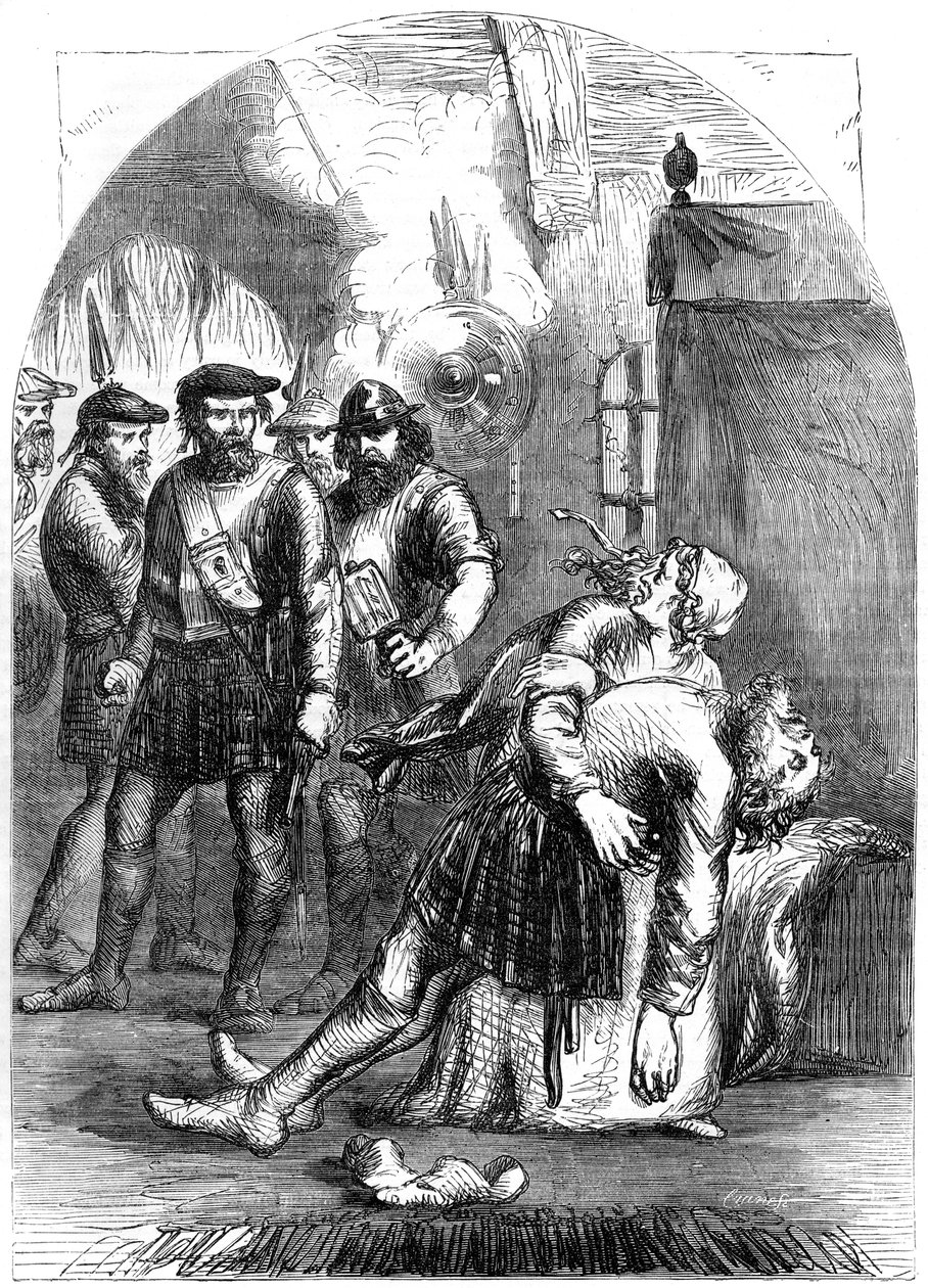 Mac Ianin kuolema, Glencoen verilöyly, 1692, 1800-luku tekijältä Unbekannt