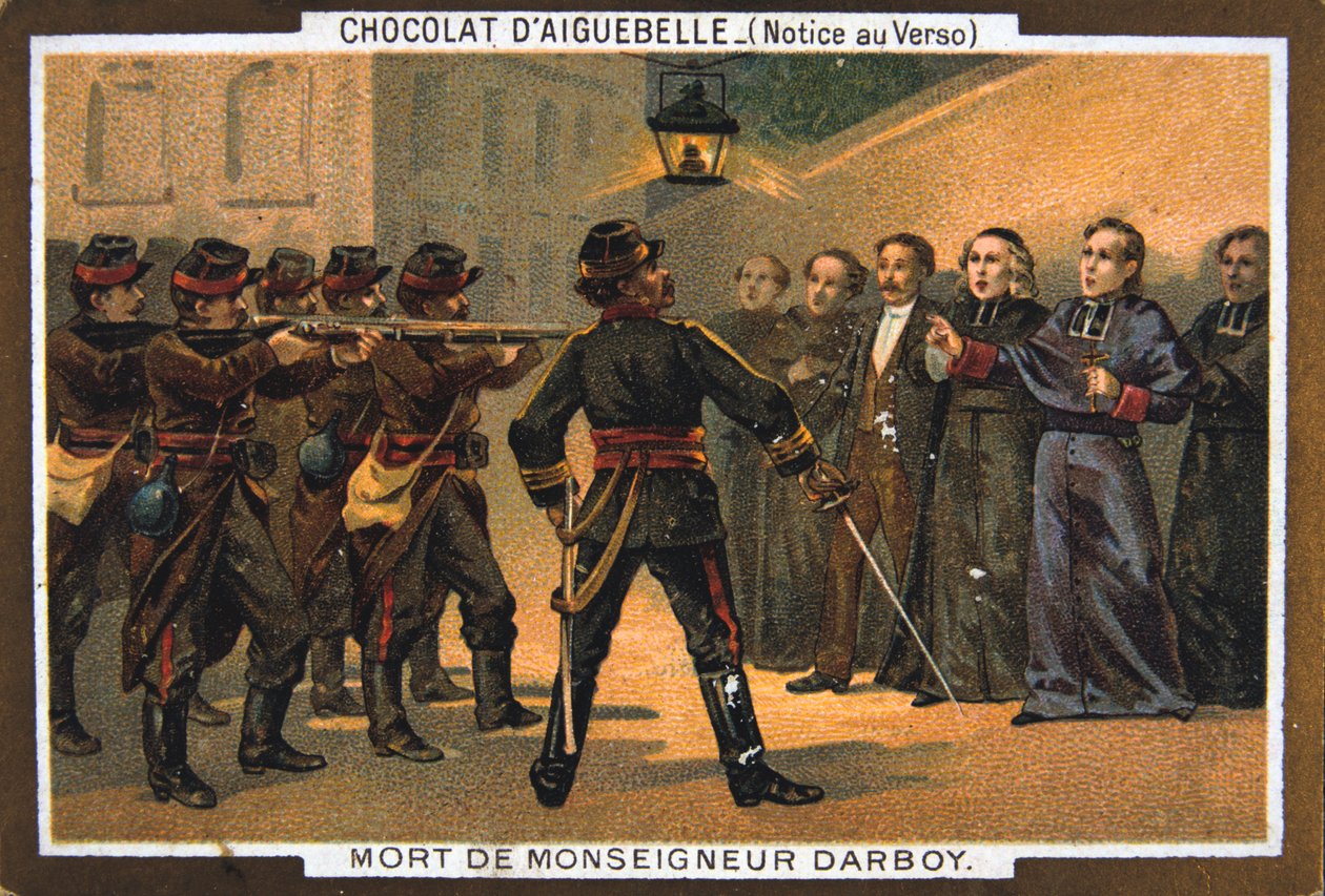 Monseigneur Darboyn, Pariisin arkkipiispan kuolema, 24. toukokuuta 1871 tekijältä Unbekannt