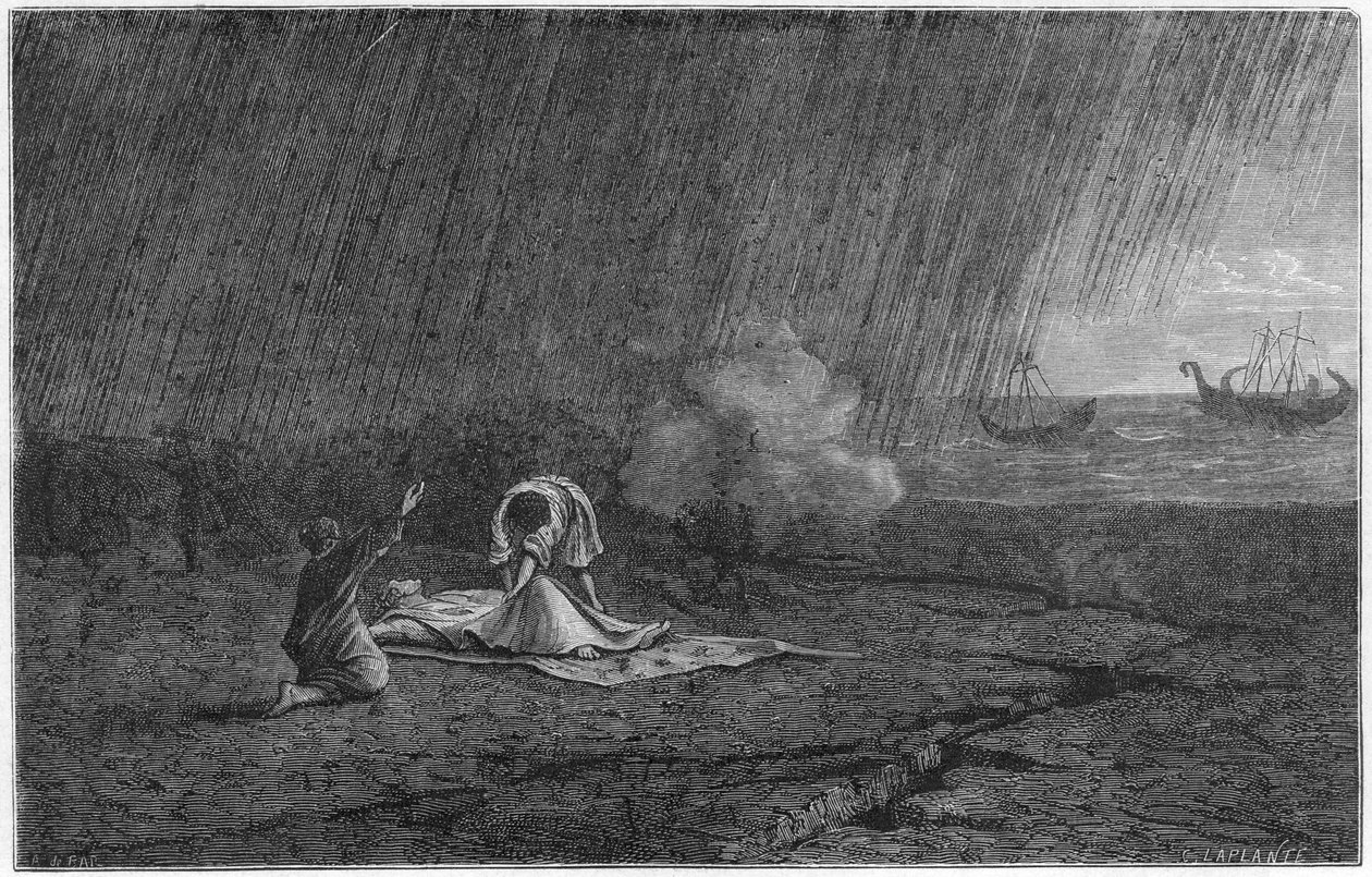 Plinius vanhemman kuolema, 79 1866 tekijältä Unbekannt