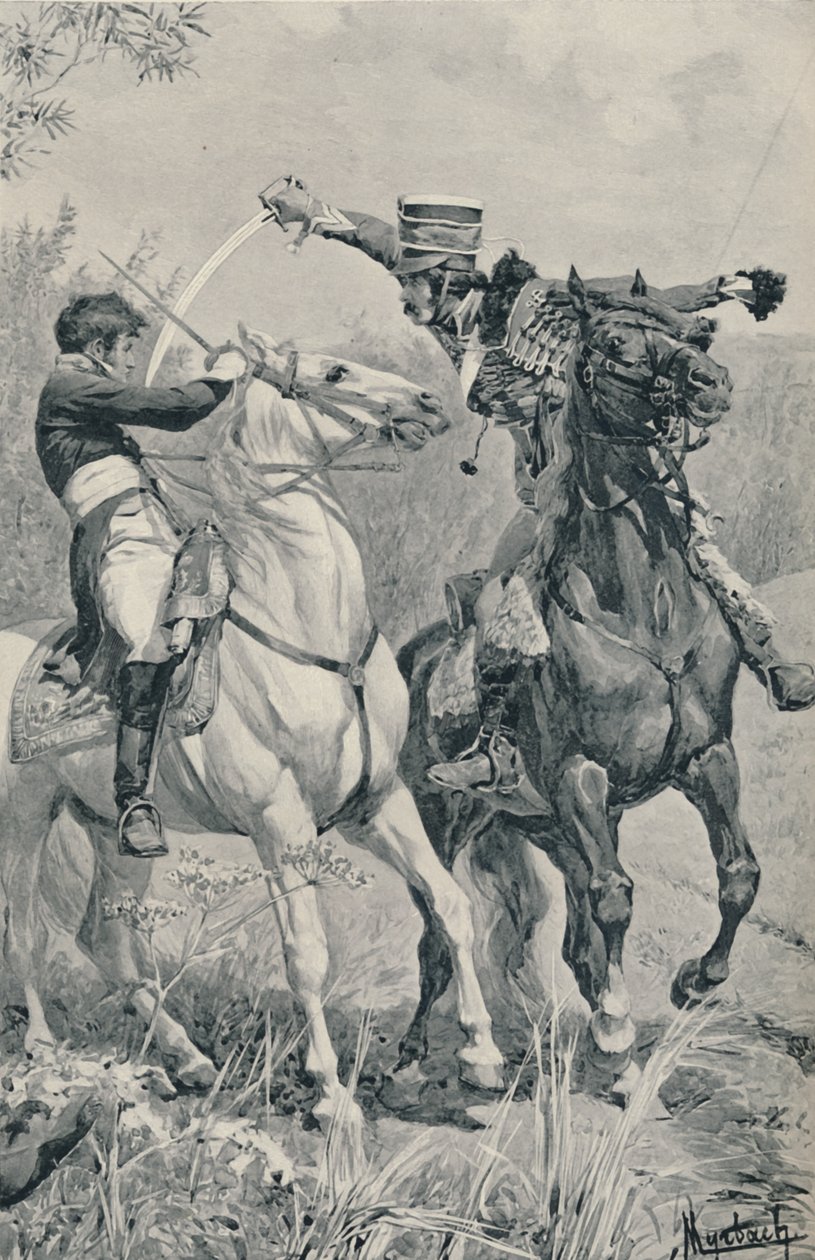 Prinssi Louisin kuolema Saalfeldissä, 1806, 1896. tekijältä Unbekannt