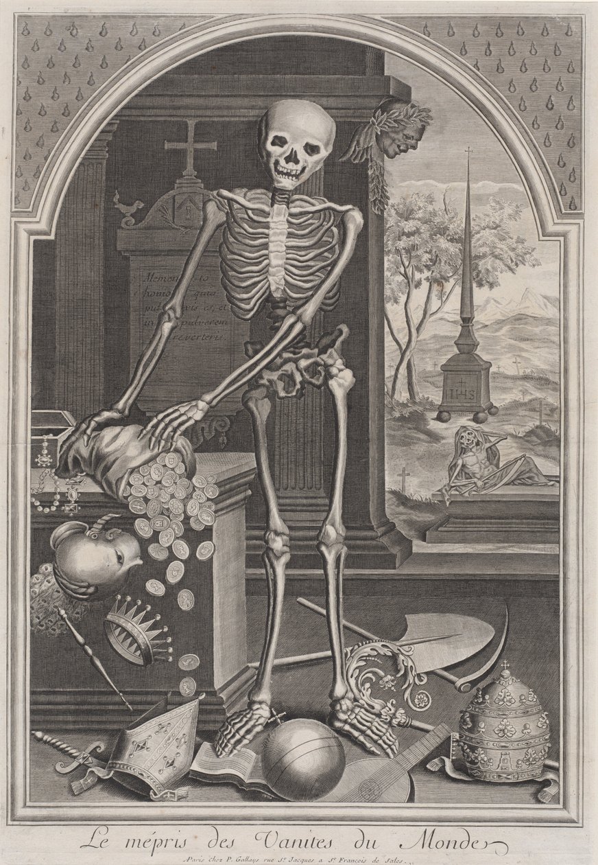 Death with Worldly Turhuudet, 17001720. tekijältä Unbekannt