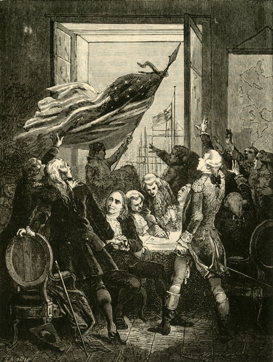 Yhdysvaltain itsenäisyysjulistus, 1776, 1890. tekijältä Unbekannt