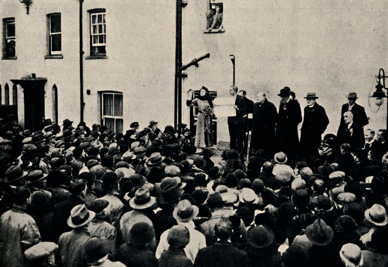 Äänestyksen julistaminen Eppingissä, 1924, 1945. tekijältä Unbekannt
