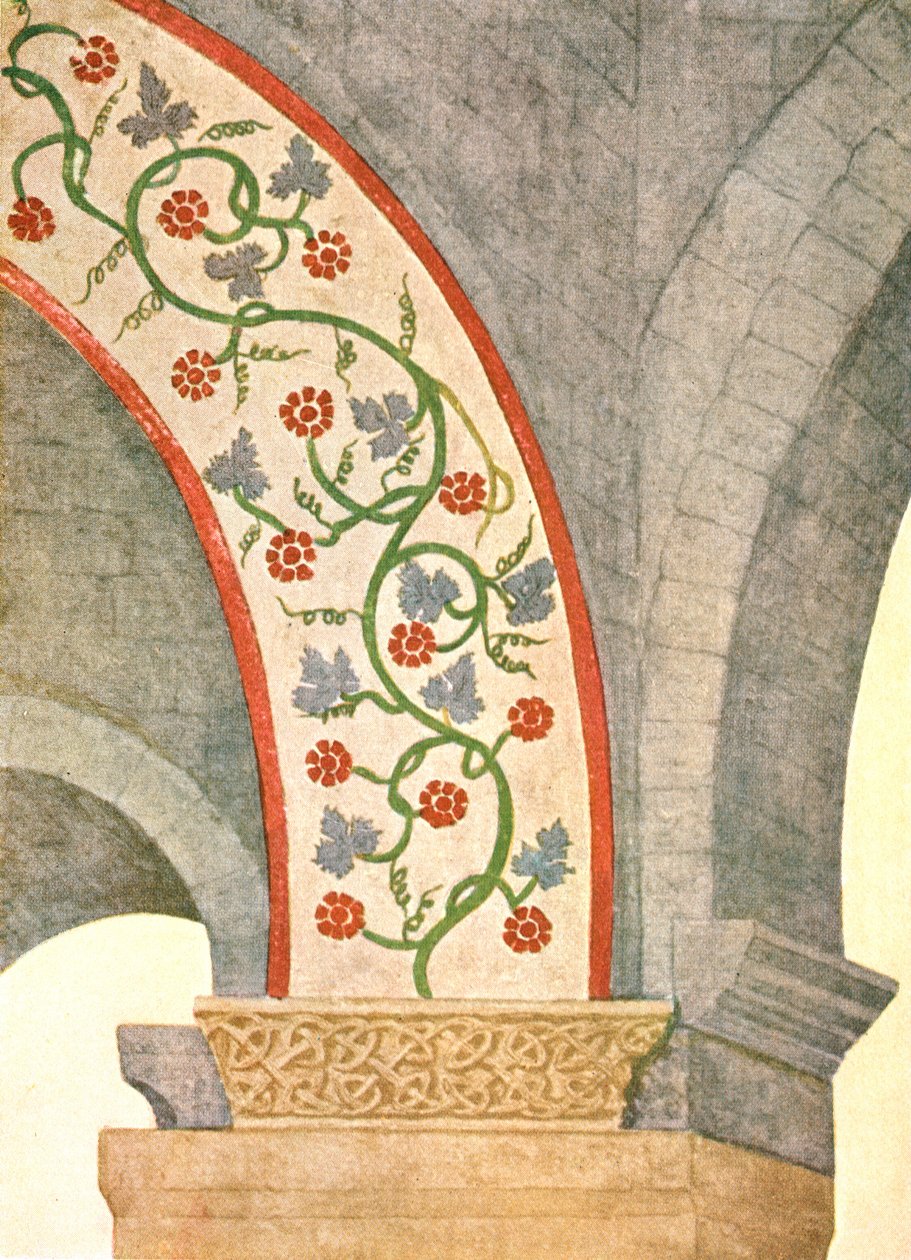 Sisustus Pyhän Johannes Kastajan kirkossa, pojanpoika, Vaud, Sveitsi, 1928. tekijältä Unbekannt