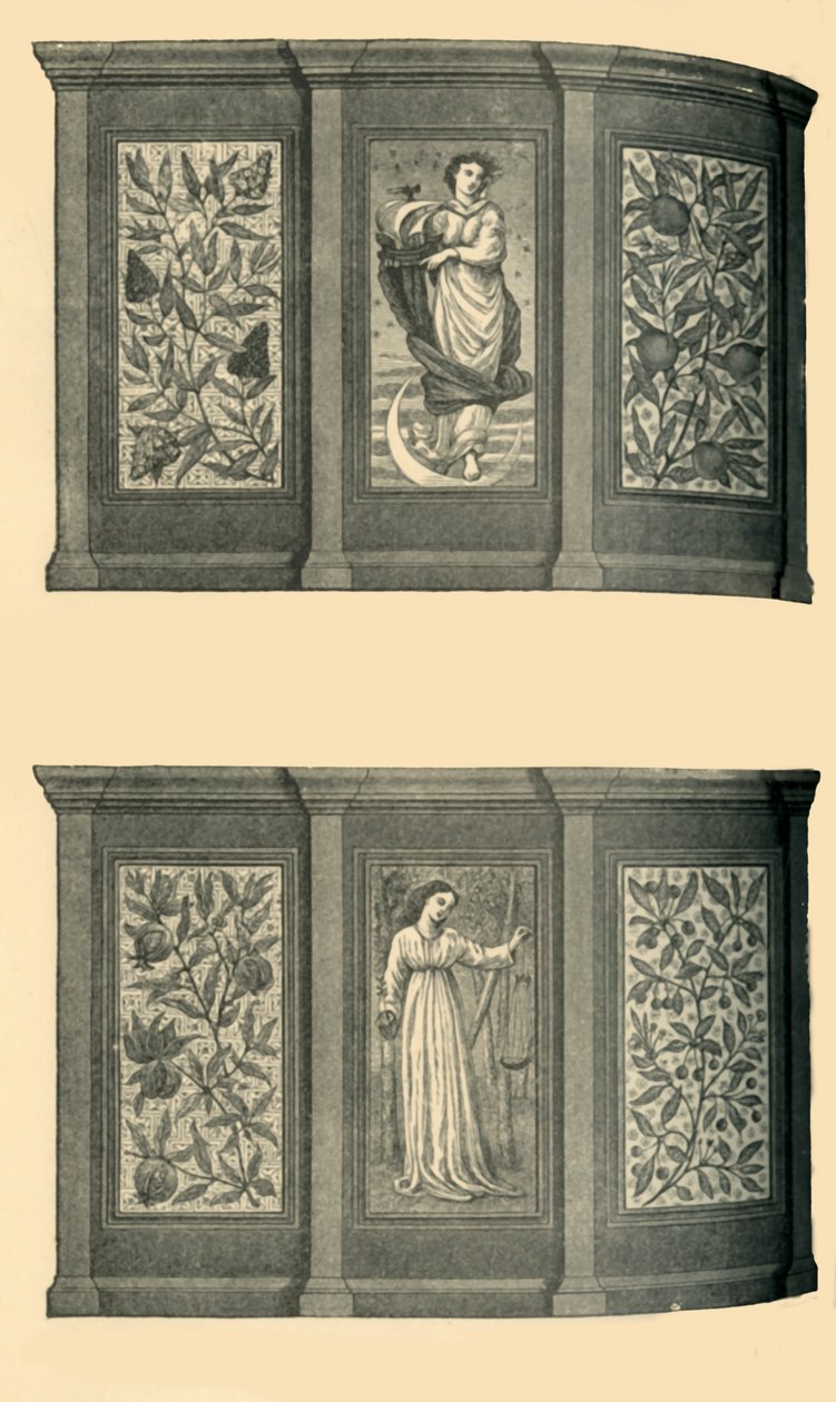 Länsiruokailuhuoneen koristeet, South Kensington Museum, c1865, 1881. tekijältä Unbekannt