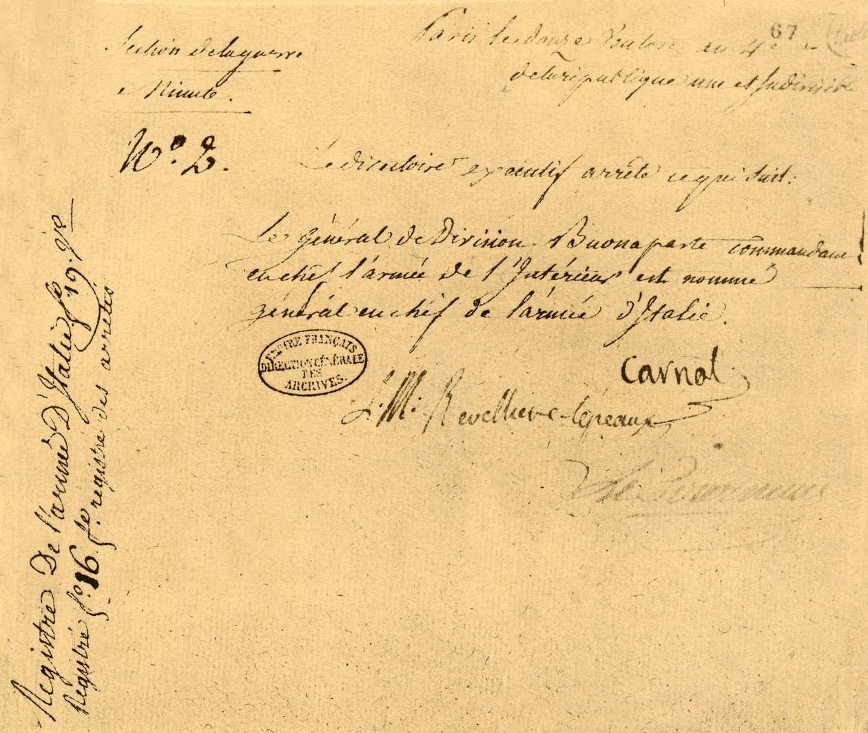 Toimeenpanoviraston asetus, 2. maaliskuuta 1796, 1921. tekijältä Unbekannt