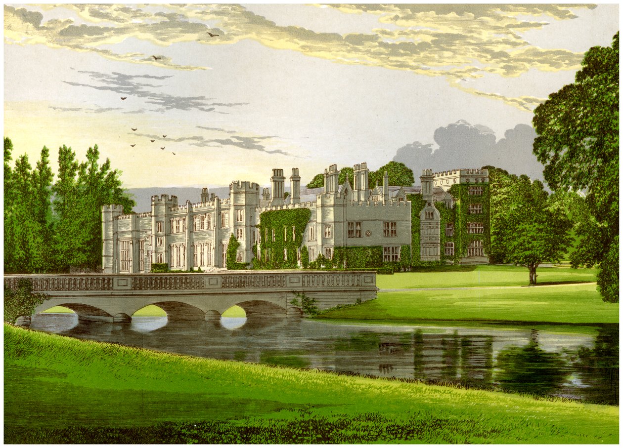 Deene Park, Northamptonshire, Cardiganin kreivitär, vuodelta 1880 tekijältä Unbekannt