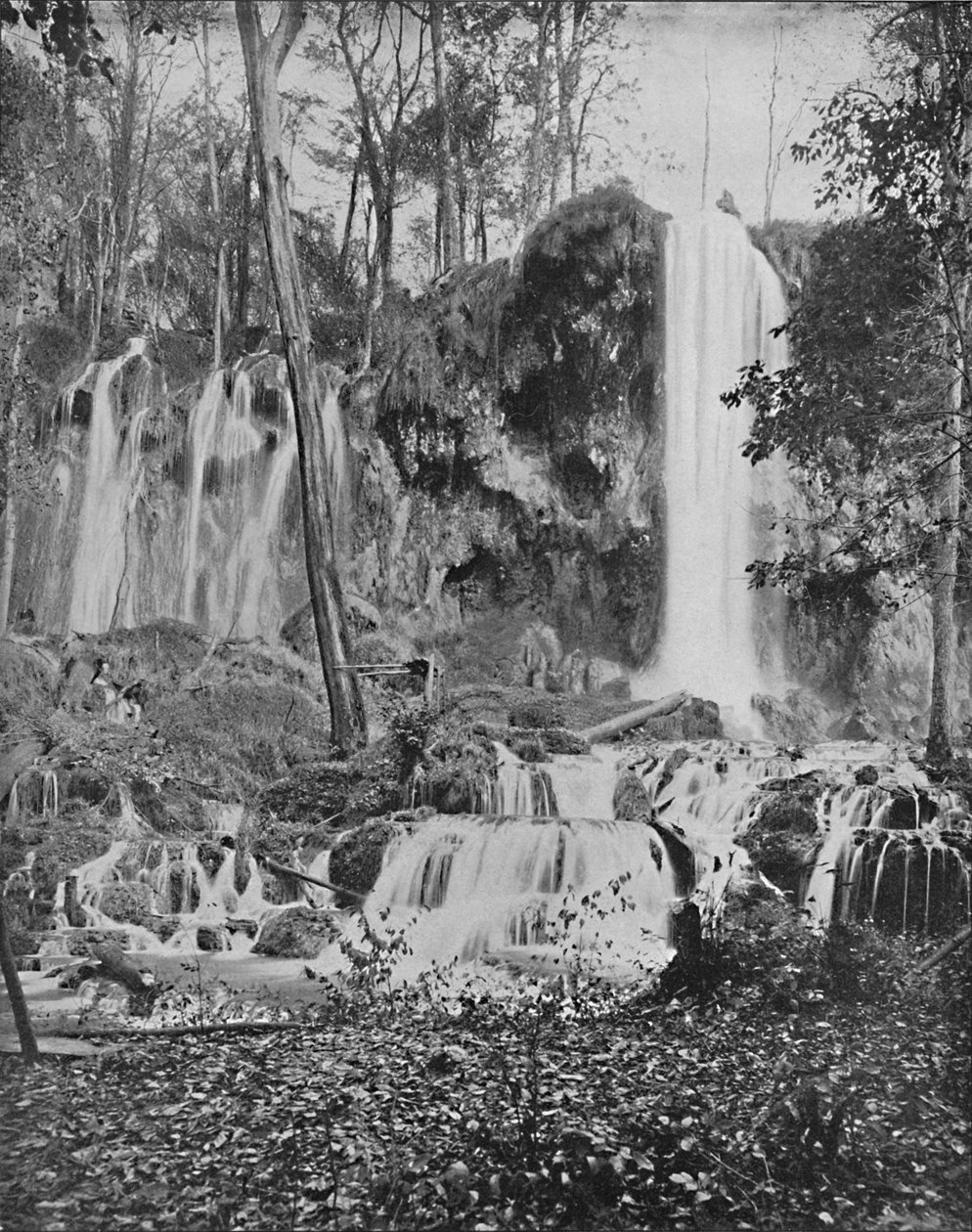 Deer Lick Falls, Mineral Springs, Va., c1897. tekijältä Unbekannt