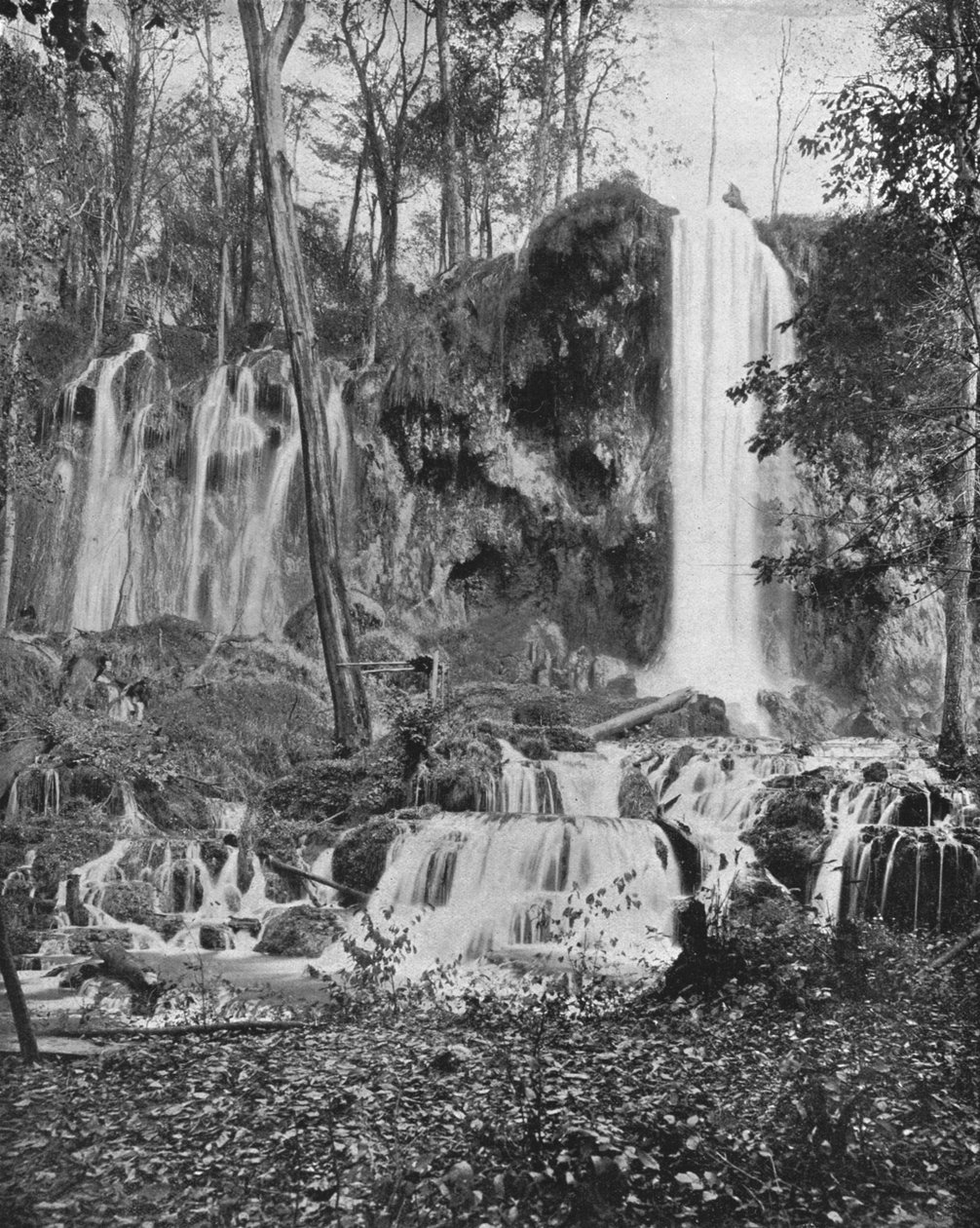 Deer Lick Falls, Mineral Springs, Virginia, USA, c1900. tekijältä Unbekannt