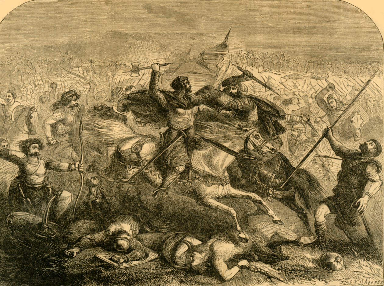 Arthurin saksien tappio, 1890. tekijältä Unbekannt